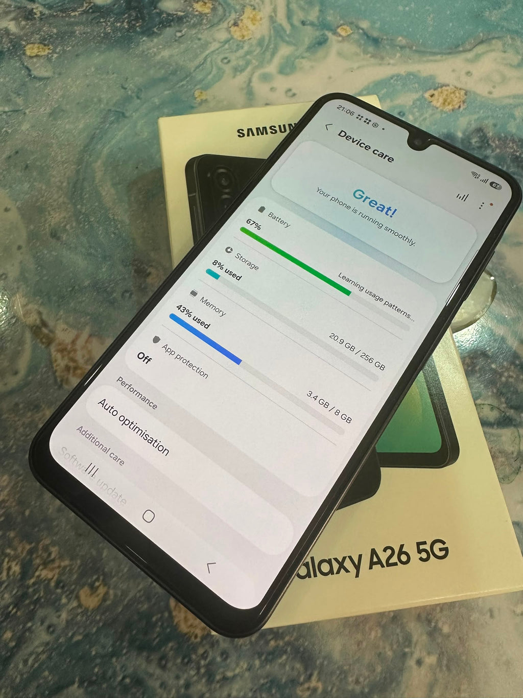 Samsung Galaxy A26 256GB 8GB RAM - Black (Used - Excellent)