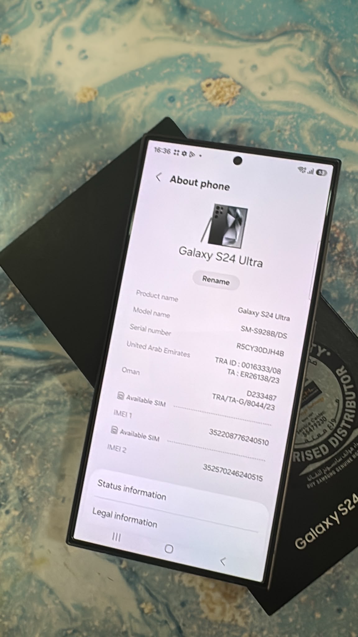 Samsung Galaxy S24 Ultra 256GB - 12GB RAM