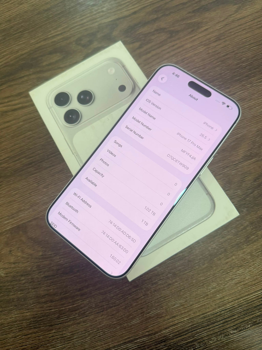 iPhone 17 Pro Max - 1TB - Silver