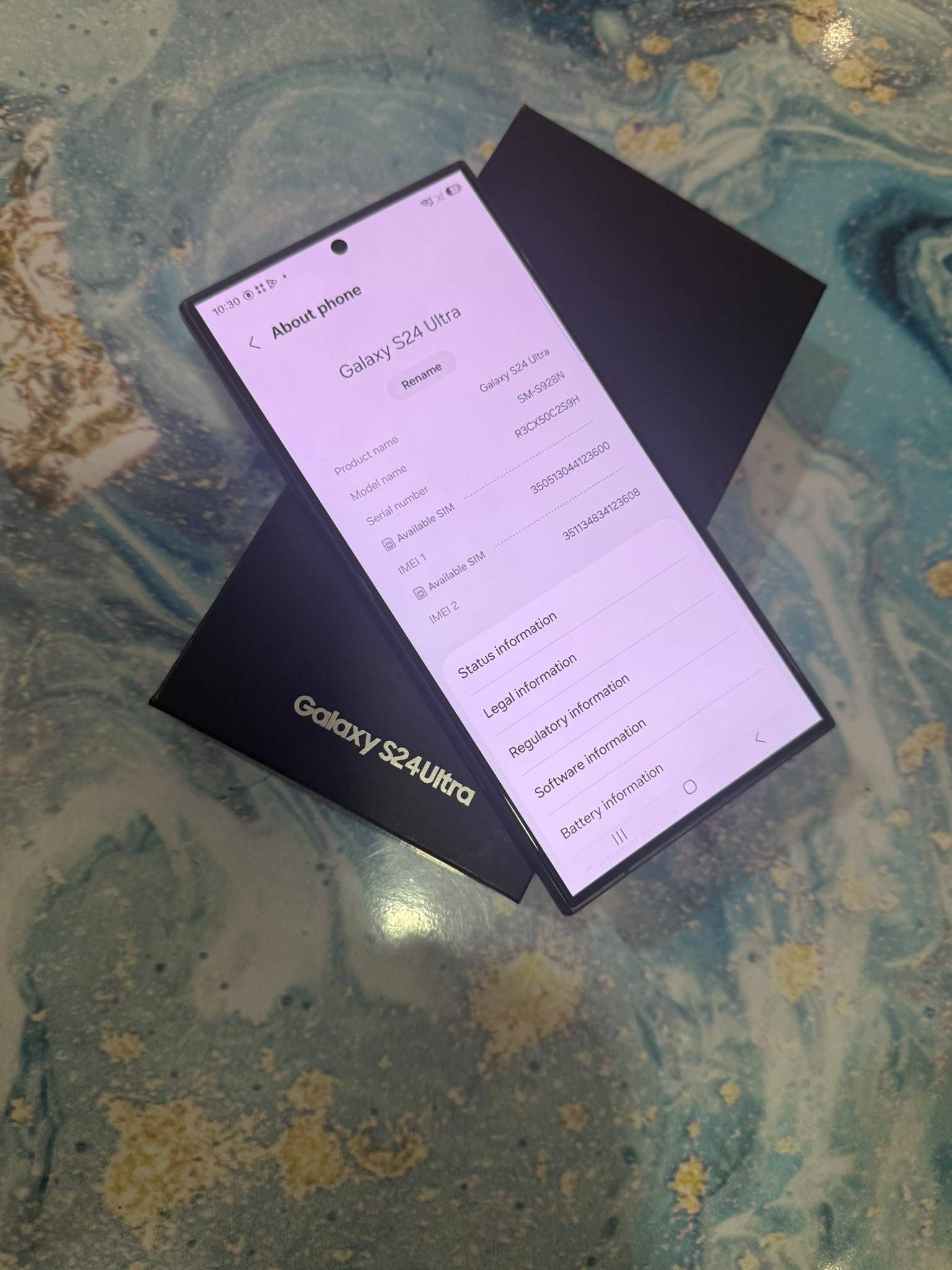 Samsung Galaxy S24 Ultra - 256GB - Black