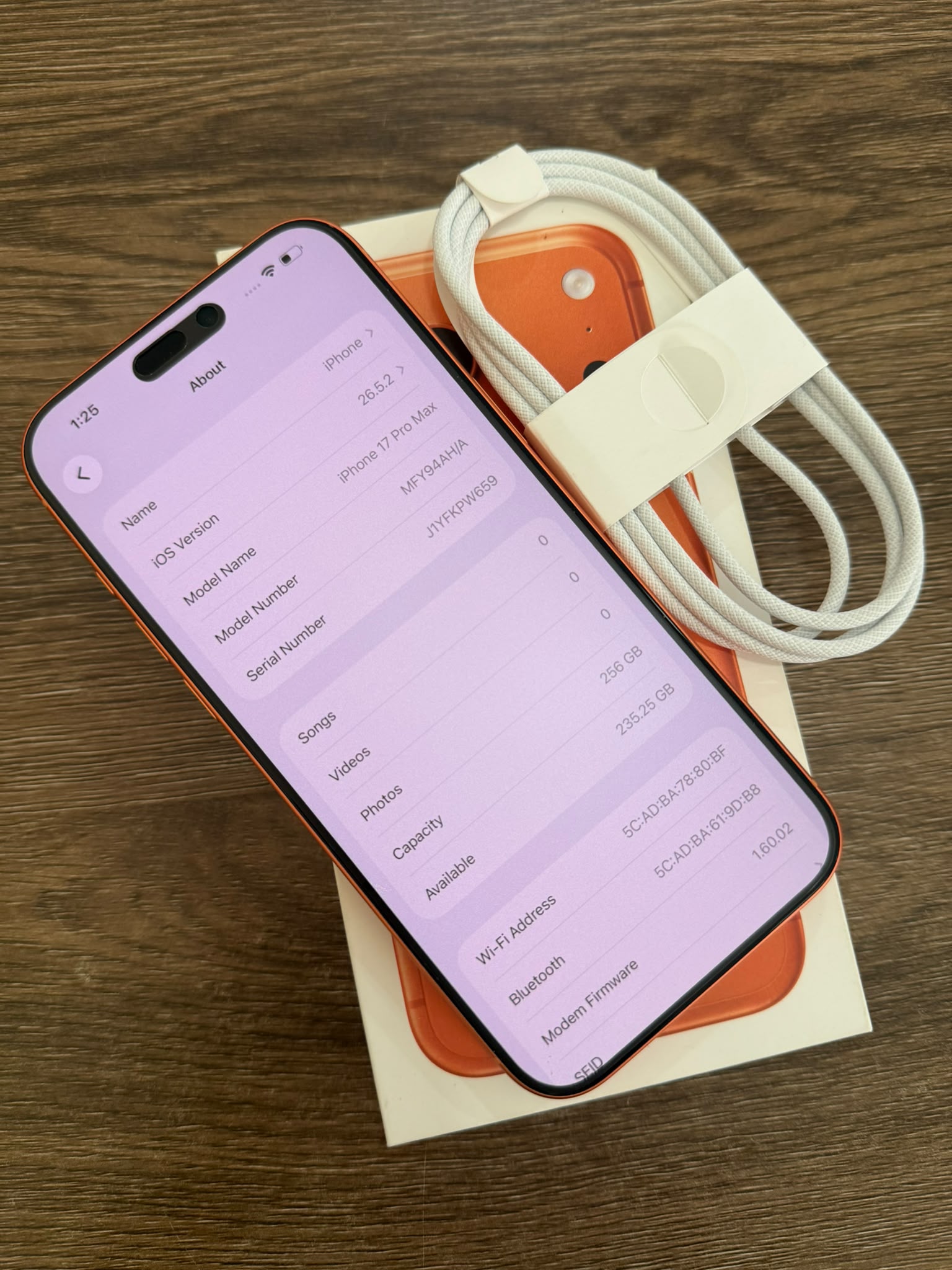 iPhone 17 Pro Max 256GB - Orange